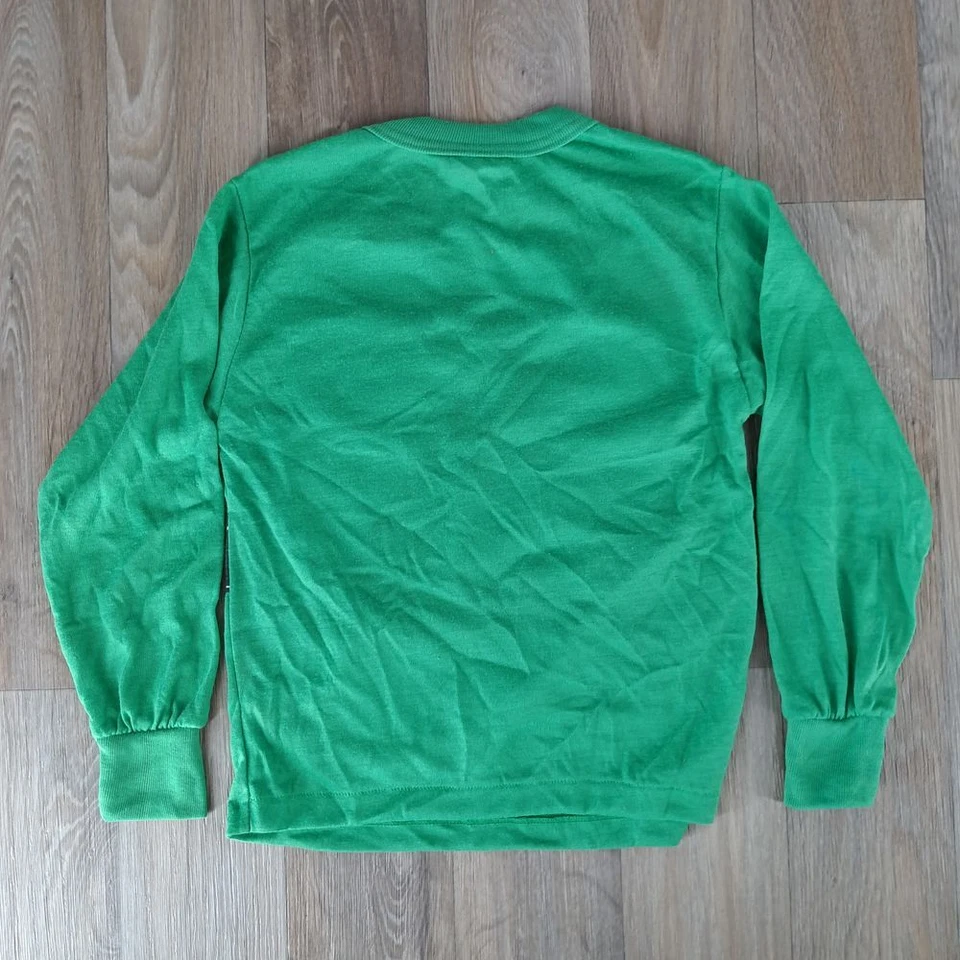 Vintage Teenage Mutant Ninja Turtles TMNT Wormser Boys 8 Green Long Sleeve Shirt - Image 4 of 4