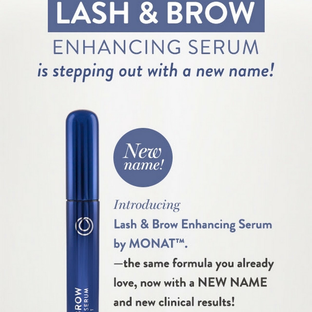 **NEW** MONAT Lash & Brow Enhancing Serum 9ml/0.30fl.oz. ORIGINAL! FREE