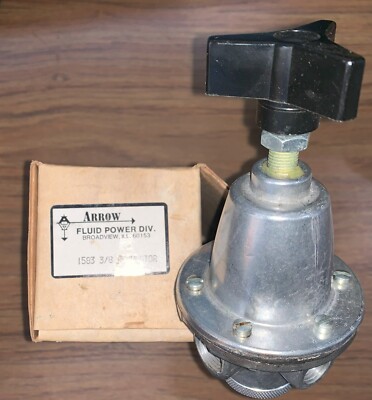 Arrow 1583 3/8'' NPT  Regulator  0 - 125psi 400 psi max  New Old Stock