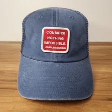Consider Nothing Impossible  American Needle  Patch Charles Dickens Mesh Hat Cap