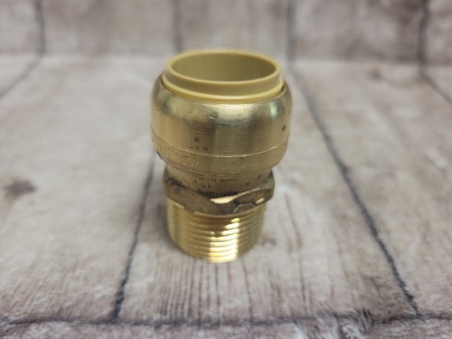 SharkBite 3/4 in. Push-to-Connect x MALE ADAPTER Brass Fitting Pro Pack (4-Pack) - Picture 2 of 10