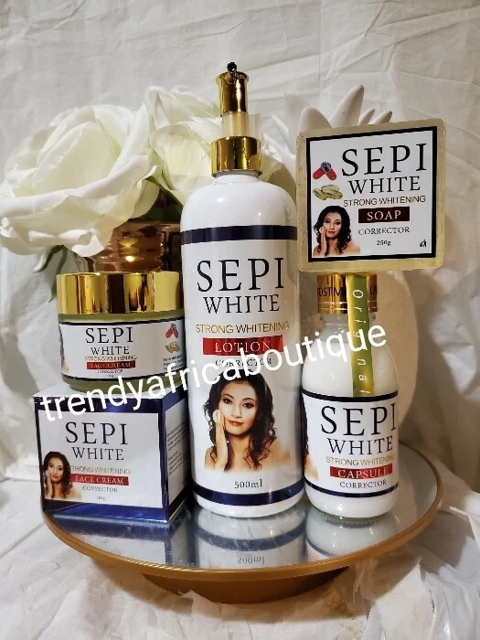 4pcs Original SEPI WHITE Shower Gel, Body Lotion, Face Cream & Serum👌 Spf25 - Image 2 of 4