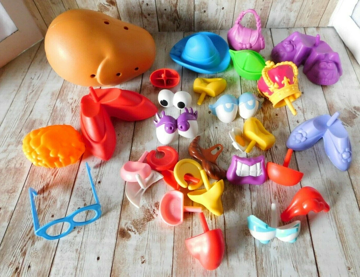 Mr Potato Head Replacement Accessories Body Lot Eyes Crown Tongue Hat Shoes  Ears