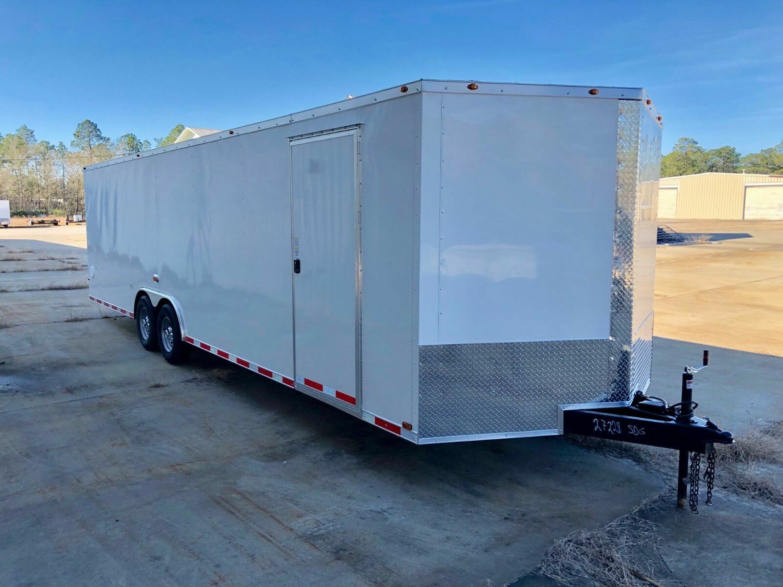 NEW 8.5X28 VNOSE ENCLOSED CAR HAULER CARGO Grelly USA