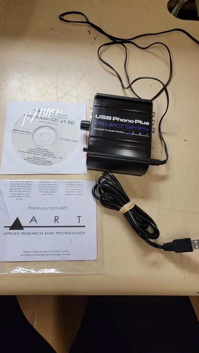 ART USB Phono Plus Audiophile Computer Interface Project Series