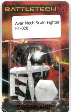 Battletech FT-020 Avar Mech Scale Fighter Light Clan OmniFighter Miniature NIB