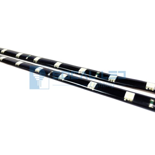 2 tiras de coche LED flexibles brillantes de alta potencia blanco frío 5050 SMD S6 - Imagen 3 de 4