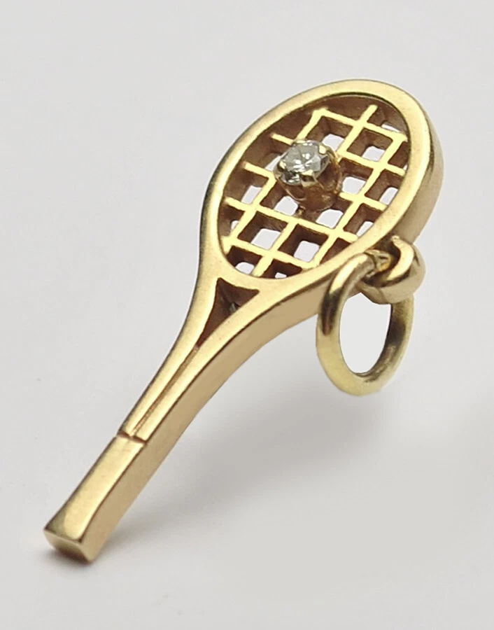 James avery tennis racket best sale charm