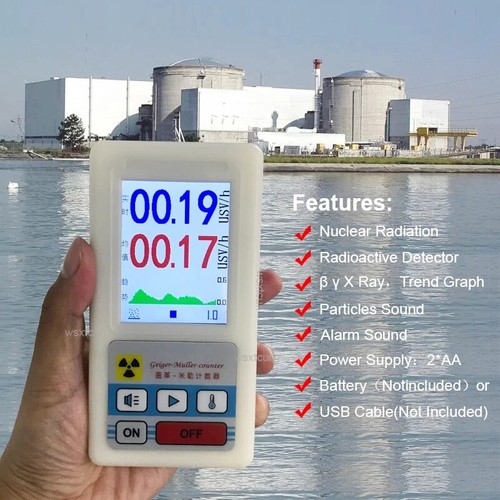 Geiger Counter Nuclear Radiation Detector Beta Gamma X Ray Dosimeter Monitor - Bild 2 von 8