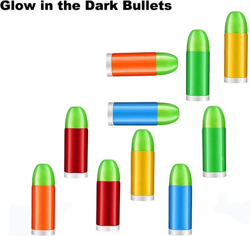 Kids Toy Gun Safe Shooter with Target Kids Safe Toy Gun 1911 Luminous Ammo - Picture 5 of 19