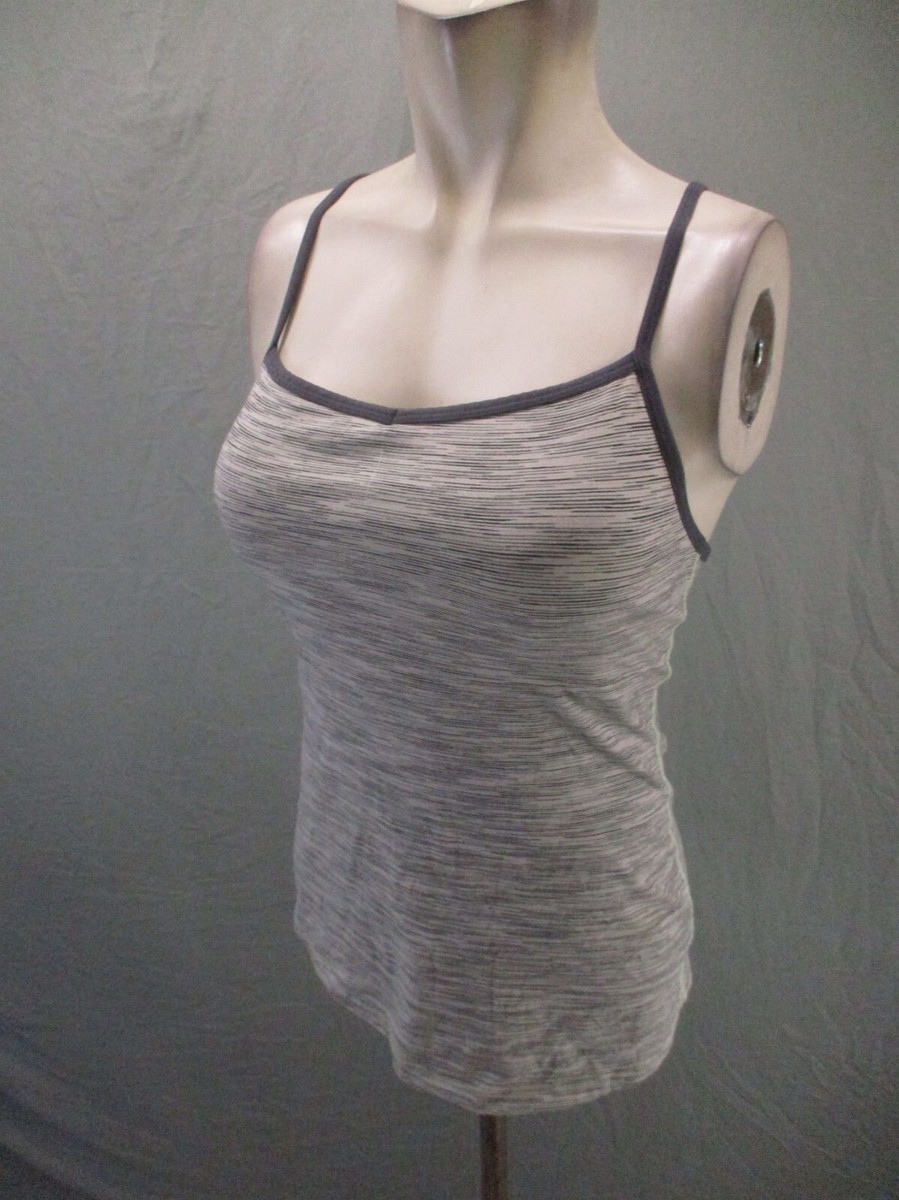 Lucy　0628 LUCY Size M Women Breathable Square Neck Fitted Athletic