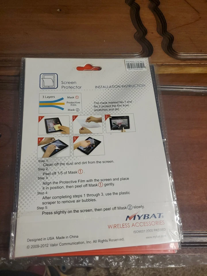 Tempered Glass Screen Protector For iPad Mini/iPad Mini w/ Retina display/Mini 3 - Image 3 of 3