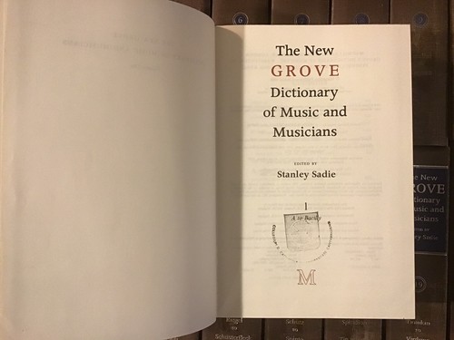 1980 COMPLETE SET 20 Vols New Grove Dictionary of Music and Musicians Sadie Hb G - Picture 6 of 8