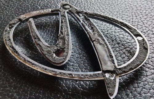 B40- 2001 2002 2003 Oldsmobile Aurora hood emblem. Front grille badge ornament - Bild 20 von 20