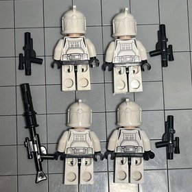 LEGO Star Wars Minifigures Clone Trooper Phase 1 Lot Of 4  B4 52
