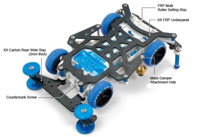 Tamiya Mini 4WD Super XX Chassis Evo.1 #94780 - MADE IN