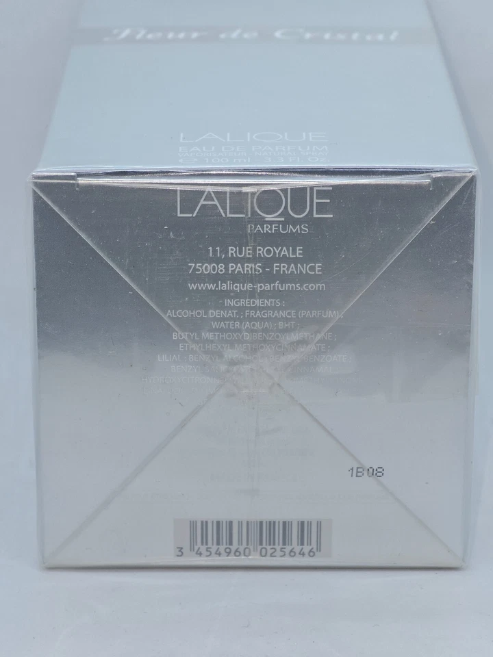 Lalique Fleur De Cristal Eau De Parfum Spray 3.3 OZ 100 ml Nuevo en caja Foto 2 de 2