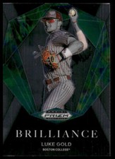 2022 Panini Prizm Draft Picks #BR-LG Luke Gold Brilliance