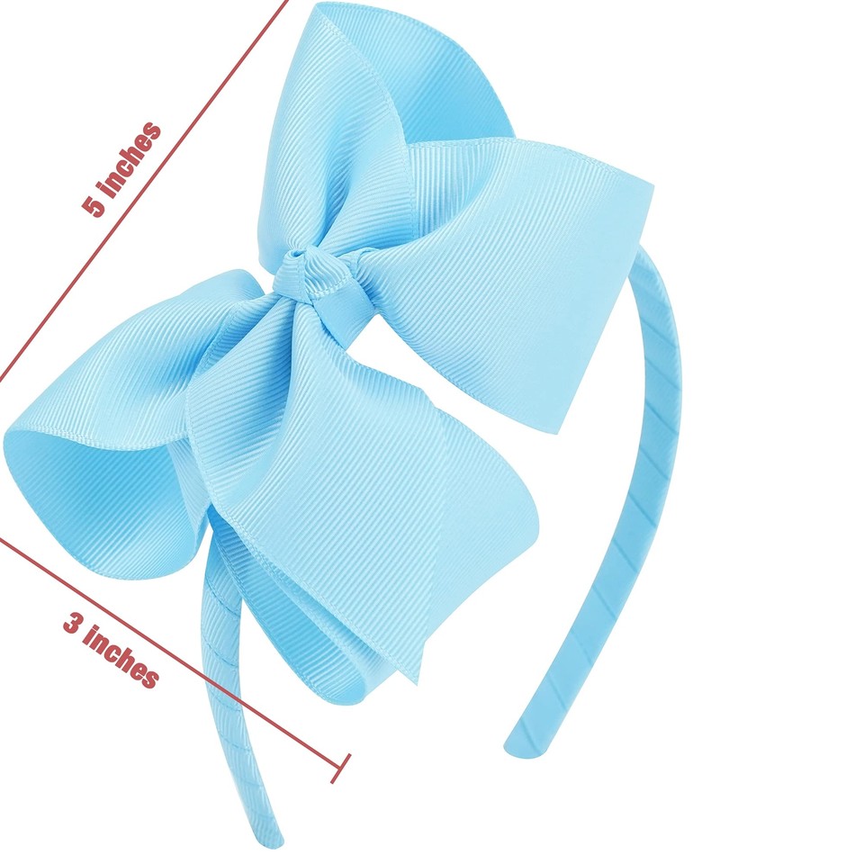 Head Ribbons For Girls  Dark Blue.