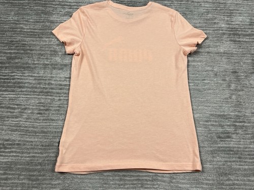 Puma Top Womens Small Pink Short Sleeve Shirt Tee - Picture 6 of 9