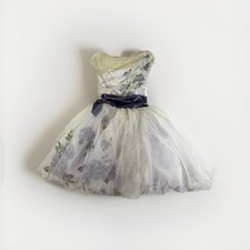 Weissman Dance Costume Dress LC Purple Floral Tulle Skirt Ballet Lyrical Style