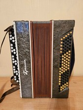 Knopfakkordeon Kreminne 100 Bass UdSSR Sowjetisch Made in Ukraine Vintage Bajan