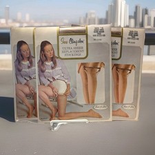 Sears Ultra Sheer Replacement Nylon Stockings 3pr Bare Beige size B 11-12 Tall