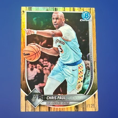 Chris Paul /125 Floorboard Refractor 2025-26 Topps Bowman #BCV-146