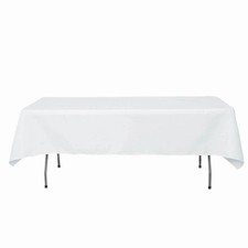 54" x 96" Premium Polyester Rectangular Tablecloth Party Events Home Decorations