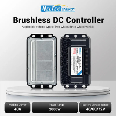 2000W Brushless DC Controller 48V 60V 72V 40A Electric Bike Electric Scooter Bru