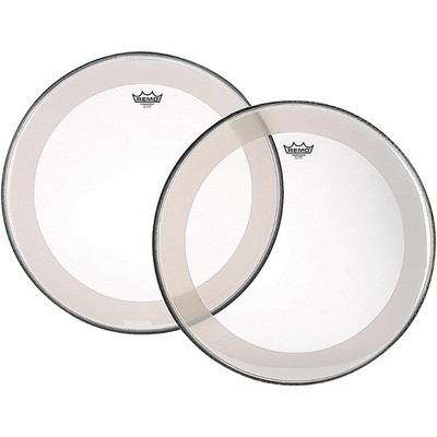 Remo Powerstroke 4 Clear Batter Bass Drum Head with Impact Patch 22 in.