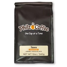 PHILZ COFFEE TESORA MEDIUM BLEND WHOLE BEAN COFFEE 12OZ