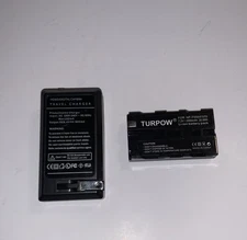Turpow Rechargeable Lithium Ion Replacement Battery. np-f550 & Charger  
