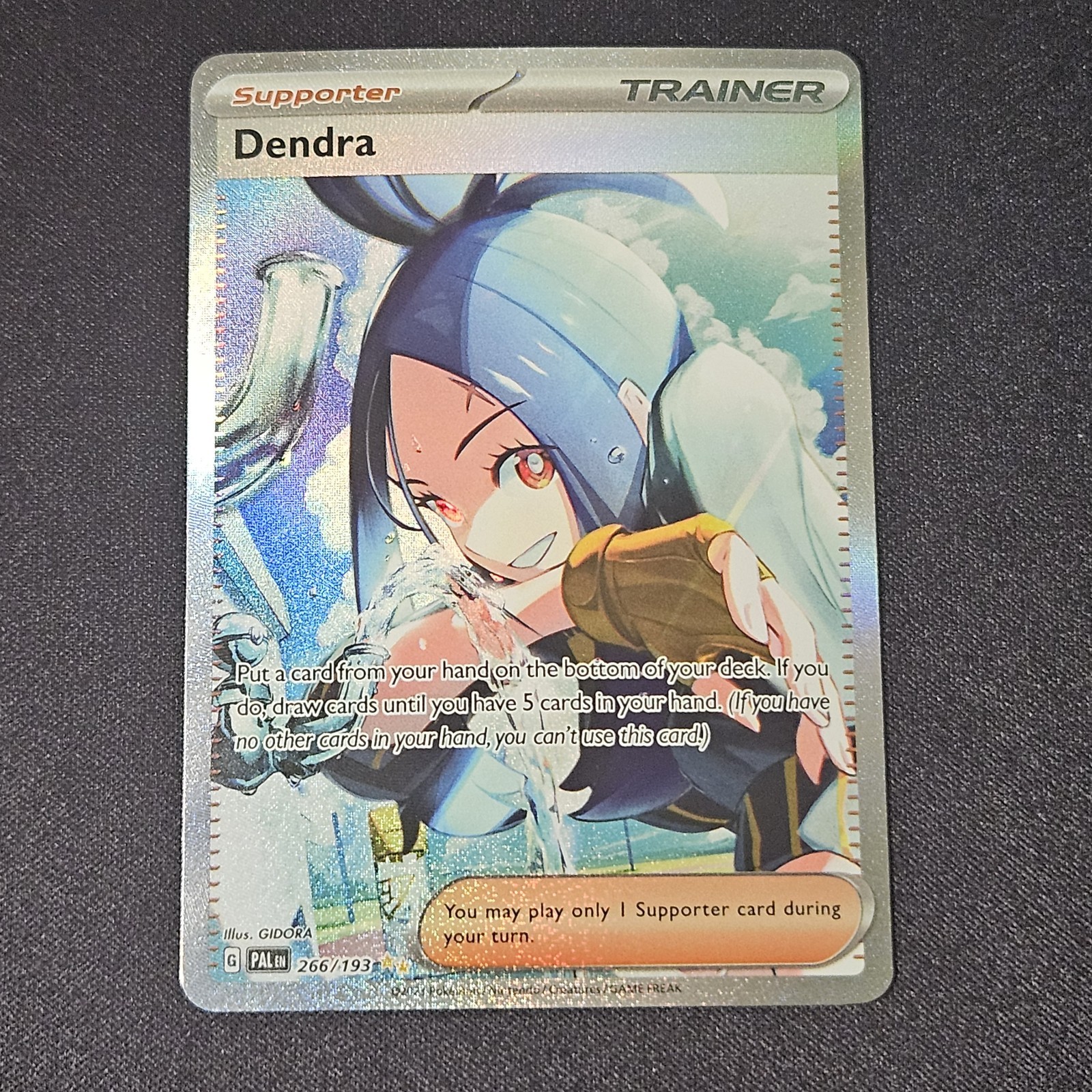 Dendra 266/193 Sv02: Paldea Evolved Holo - Pokemon - NM 