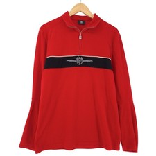 Vintage Bogner Fleecejacke Herren Outdoor 1/4 Zip Pullover Wb3 Größe M