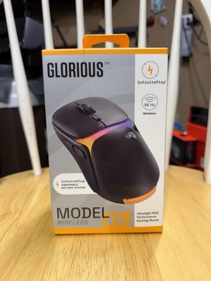 GLORIOUS Model O3 Wireless Gaming Mouse 8k Polling Black
