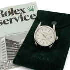 Men's Rolex Date Watch Head Ref.#1500 34mm Silver Dial w/Pouch W282119-1