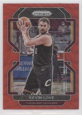 2021-22 Panini Prizm Ruby Wave Prizm Kevin Love #115 09wc