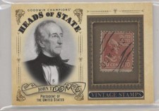 2020 Upper Deck Goodwin Champions Heads of State Stamp Relics John Tyler iy3