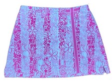 Vintage Lilly Pulitzer Pink mama Kangaroo  Joey cotton lined miniskirt Girls 7
