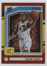 2024-25 Panini Donruss Rated Rookie Choice Red 6/99 Isaiah Collier #237 11ng