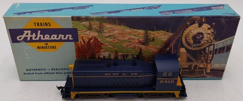 Interruptor diésel ficticio Athearn 4055 HO Santa Fe #2418 EX/caja | Condition: Used