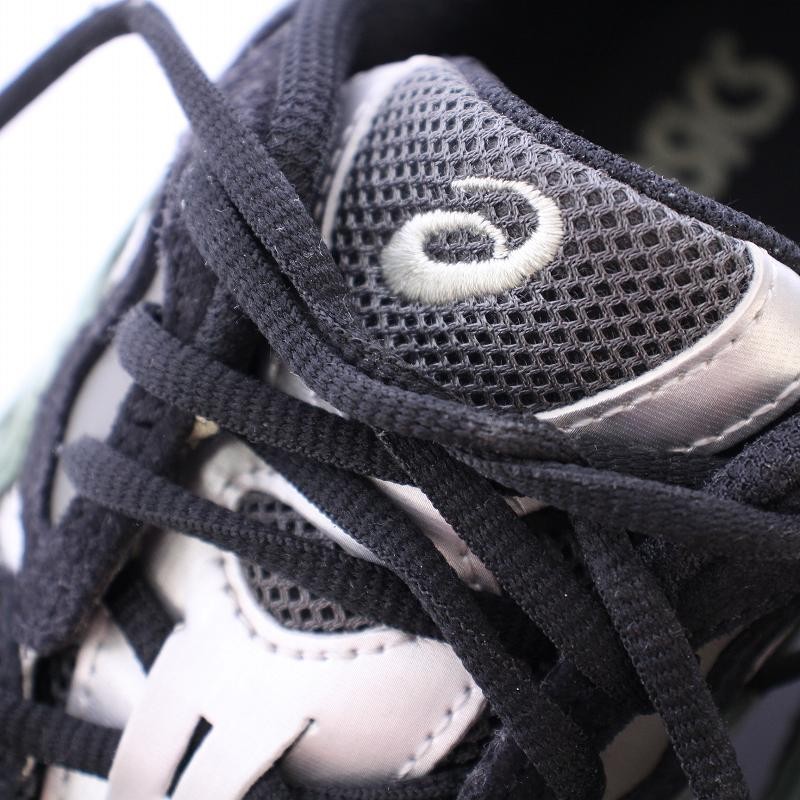 ASICS GELNYC Low Cut Sneakers Men US9 White Green Black Mesh Logo  B thumbnail 9