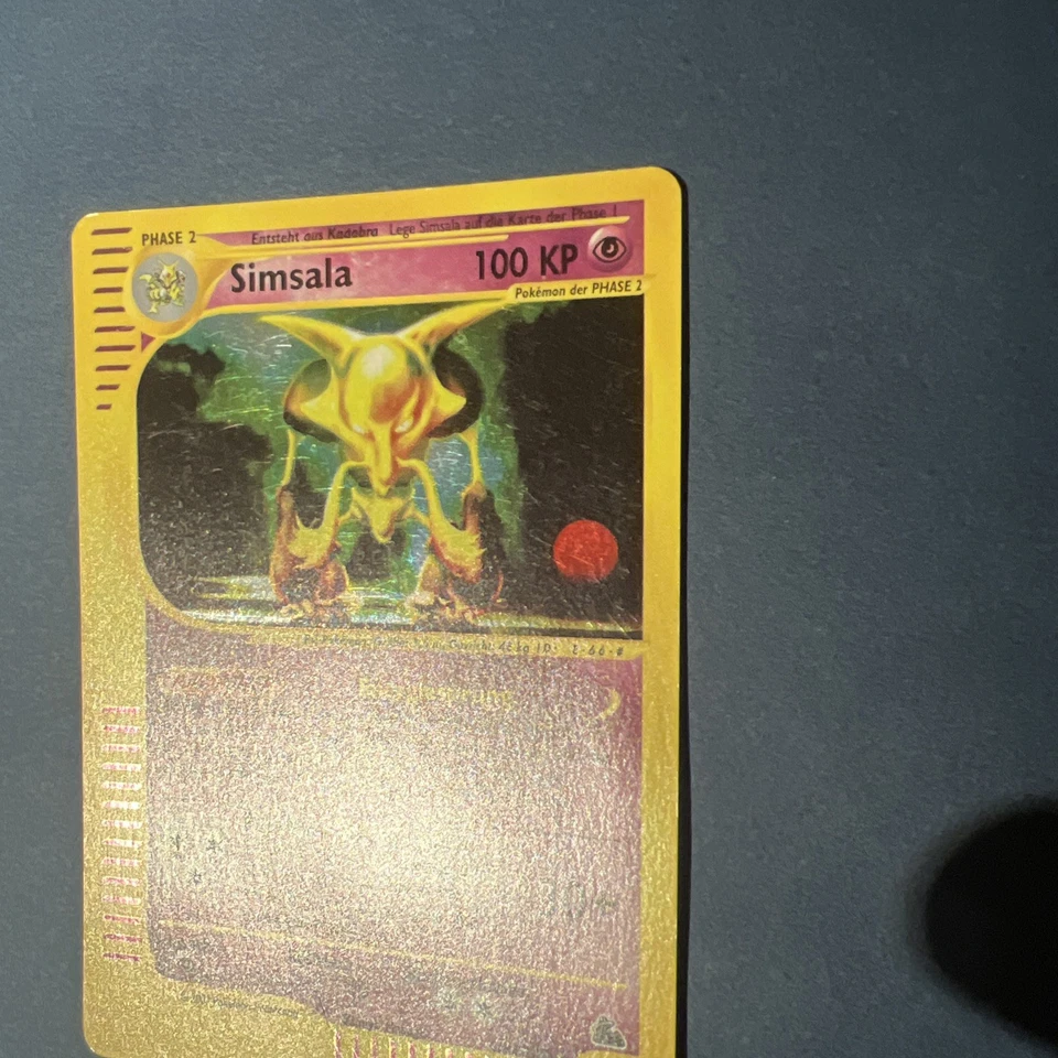 Alakazam H1 Skyridge Holo German Pokémon Card - NM - Image 2 of 4