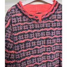 Vintage Saturdays Explosive Styling Kids Shirt S 4 Pink Geometric 90s