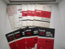Rootes Lucas Catalogues 1959 - 1970 10 Catalogues Hilman Humber Singer Sunbeam