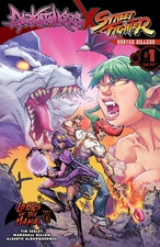 Pre-Order DARKSTALKERS X STREET FIGHTER HUNTER KILLERS #1 (ONE SHOT) COVER A ALB