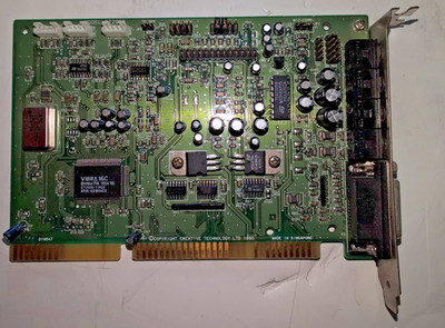 Creative Labs CT2960 Sound Blaster 16 Sound Card Pulled From Working PC