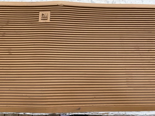 73-87-91 Chevy Truck Crew Cab Rear GM Floor Mat Suburban Tan OEM - Picture 4 of 13