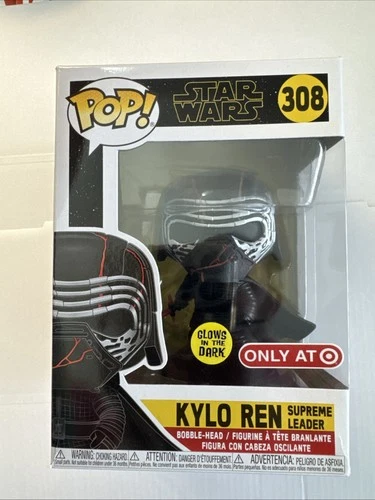 Funko Pop! Star Wars 308 Kylo Ren Supreme Leader Target Exclusive. Glow In Dark